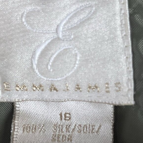 Giorgio Sant’Angelo Vintage Green 100% Merino Wool Pants Sz 4 / 6 Pleats Retro - Picture 6 of 10